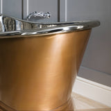 BC Designs Antique Copper Nickel Boat Bath Antique Copper/Nickel BAC016 LS2