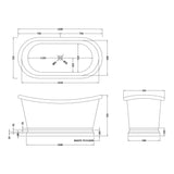 BC Designs Brass Boat Bath Brass BAC036 LD