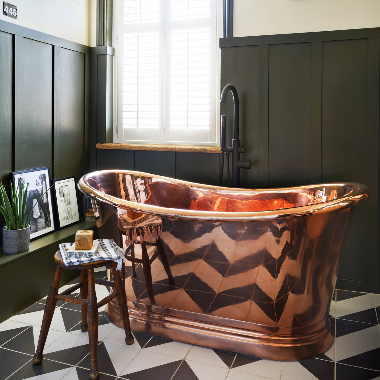BC Designs Copper Boat Bath Copper BAC045 LS5