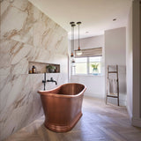 BC Designs Antique Copper Boat Bath Antique Copper BAC046 LS2