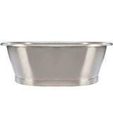 BC Designs Tin Roll Top Basin L530 x W345mm Tin BAC065