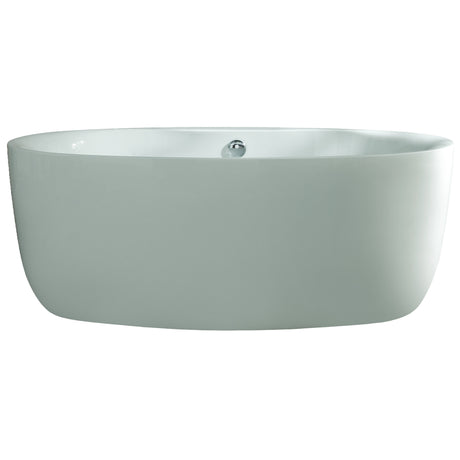 BC Designs Tamorina Acrymite Acrylic Freestanding Bath Gloss White BAS002