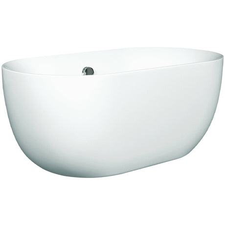 BC Designs Dinkee Acrymite Acrylic Freestanding Bath L1500 x W780mm Gloss White BAS012