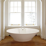 BC Designs Chalice Major Acrymite Acrylic Freestanding Bath L1780 x W935mm Gloss White BAS015 LS1
