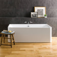 BC Designs Murali Acrymite Acrylic Freestanding Bath L1720 x W740mm Gloss White BAS022 LS