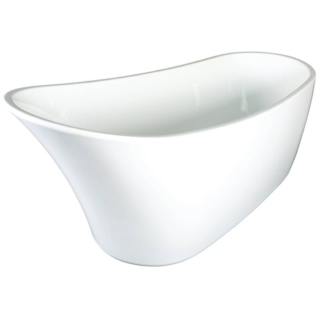 BC Designs Slipp Acrymite Acrylic Freestanding Slipper Bath L1590 x W675mm White BAS035