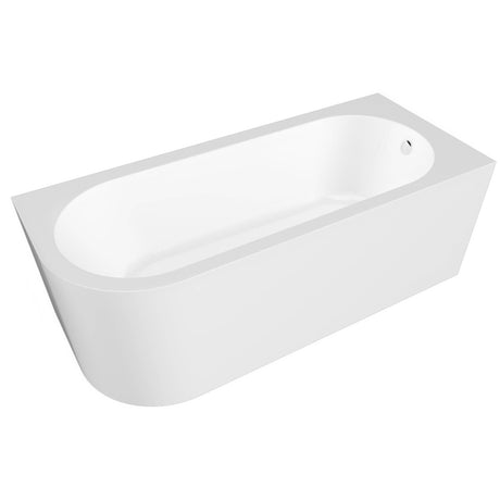 BC Designs Ancorner Acrymite Acrylic Shower Bath L1700 x W750mm Gloss White BAS056