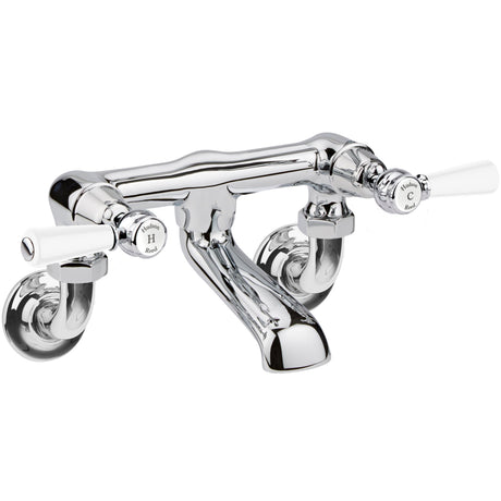 Hudson Reed Topaz Lever Wall Mounted Bath Filler Tap Chrome BC303DLWM