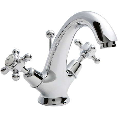 Hudson Reed Topaz Crosshead Basin Mixer Tap & Waste BC305DX