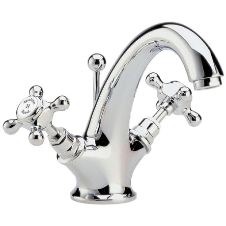 Hudson Reed Topaz Crosshead Basin Mixer Tap & Waste BC305HX