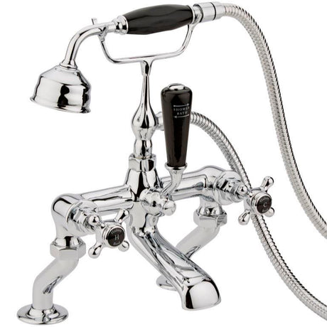 Hudson Reed Topaz Crosshead Bath Shower Mixer Tap With Shower Kit BC404HX