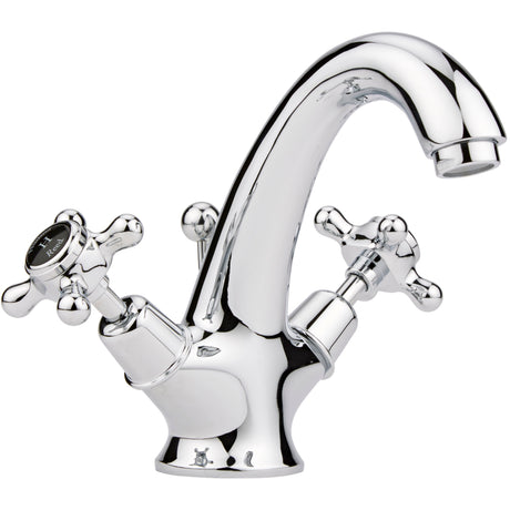 Hudson Reed Topaz Crosshead Basin Mixer Tap & Waste BC405DX