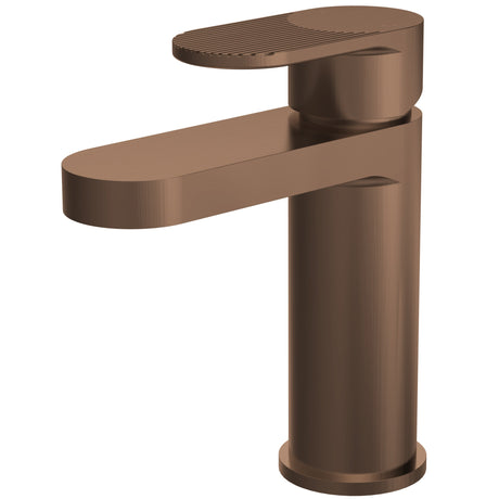 Nuie Cyprus Mono Basin Mixer Tap with Waste Brushed Bronze BIN1505F