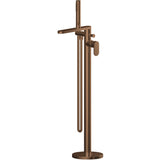 Nuie Binsey Freestanding Bath Shower Mixer Tap with Shower Kit Brushed Bronze BIN1521
