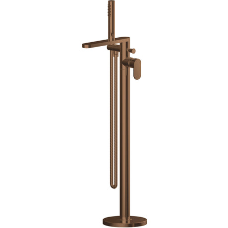 Nuie Binsey Freestanding Bath Shower Mixer Tap with Shower Kit Brushed Bronze BIN1521