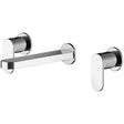Nuie Binsey 3-Hole Wall Mounted Basin Mixer Tap Chrome BIN317