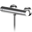 Nuie Binsey Round Thermostatic Bar Shower Valve Chrome BIN503