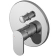 Nuie Binsey 2 Outlet Concealed Single Lever Manual Shower With Diverter Chrome BINMV12