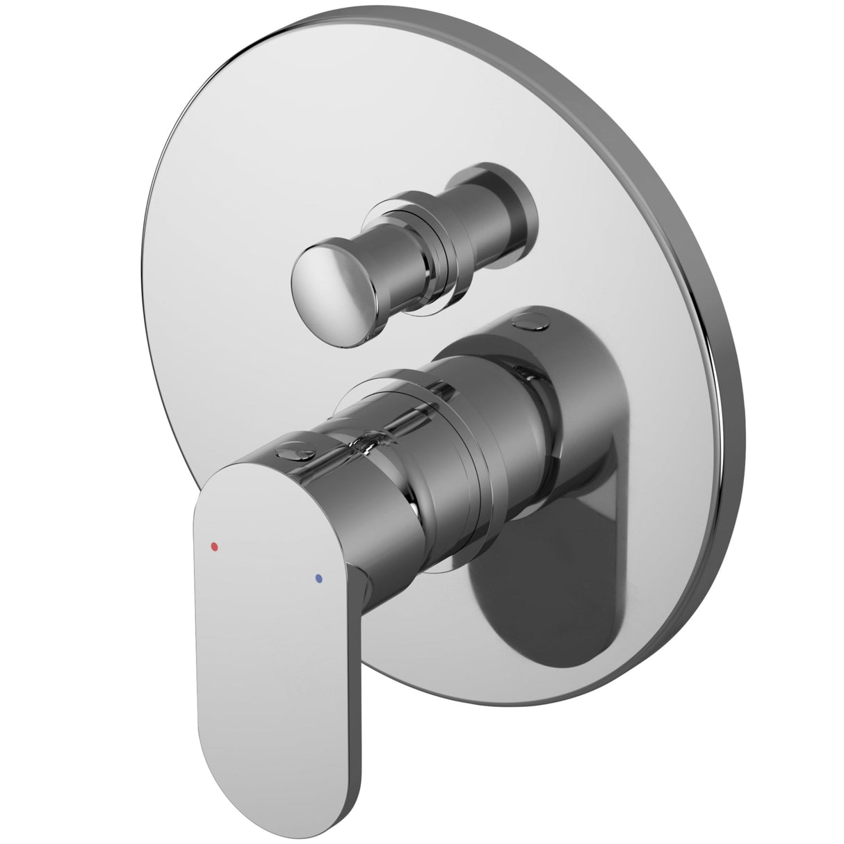 Nuie Binsey 2 Outlet Concealed Single Lever Manual Shower With Diverter Chrome BINMV12