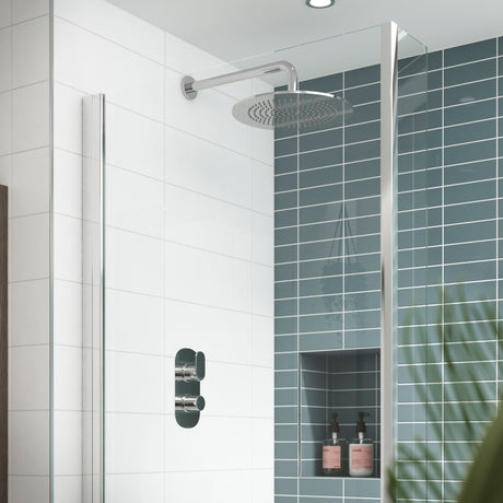Nuie Binsey 1 Outlet Thermostatic Concealed Shower Valve Chrome BINTW01 LS