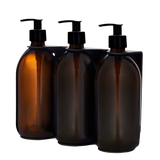 Black Triple Wall Mounted Soap Dispenser