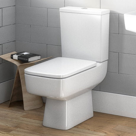 Nuie Bliss Compact Semi BTW Close Coupled Toilet Without Seat CBL008 LS