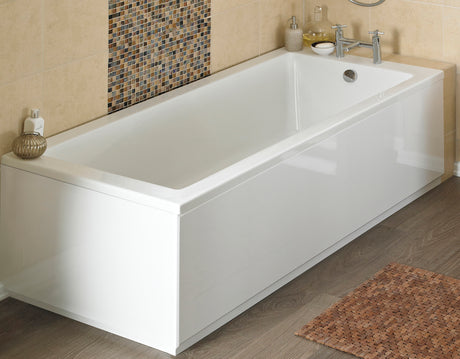 Nuie Standard MDF/MFC Front Bath Panel Gloss White BPR101 ls