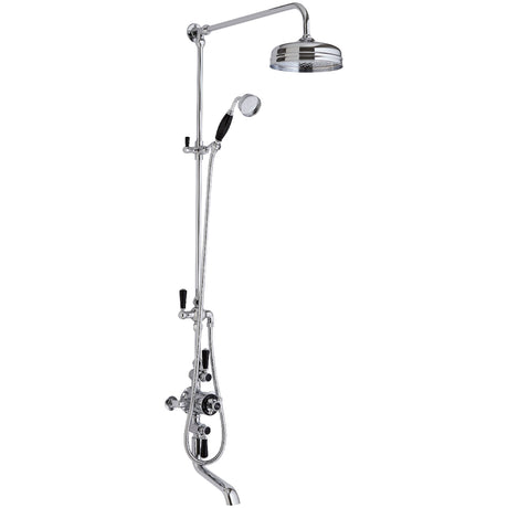 Hudson Reed Topaz 3 Outlet Thermostatic Shower & Bath Set With Diverter BTSVT103