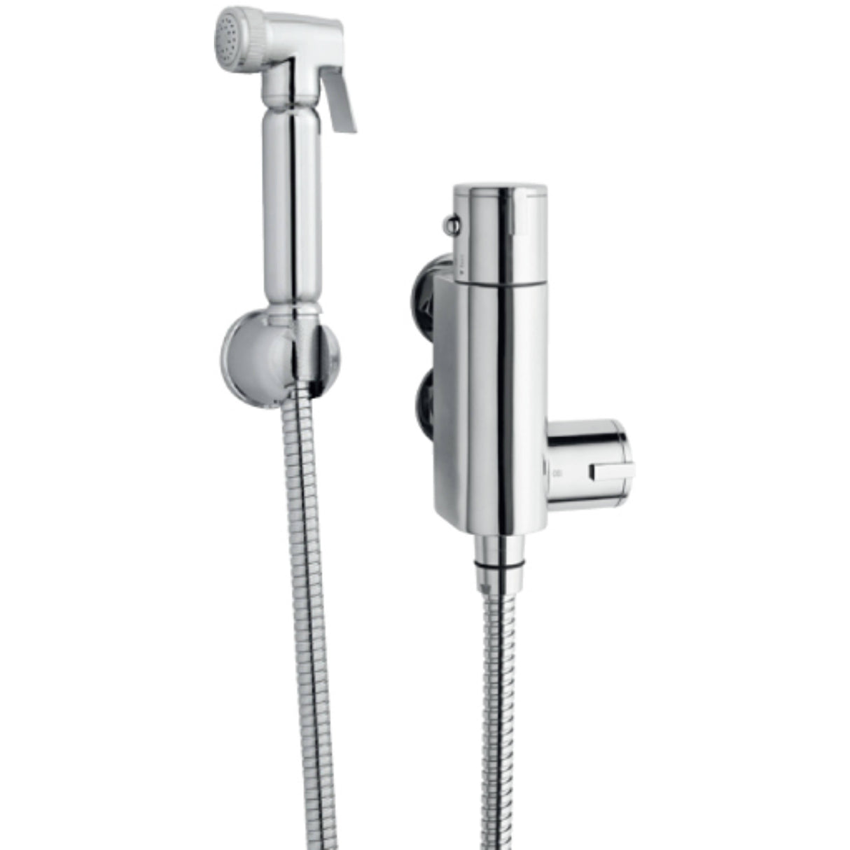 Nuie Thermostatic Douche Spray Shower Kit Chrome BW002