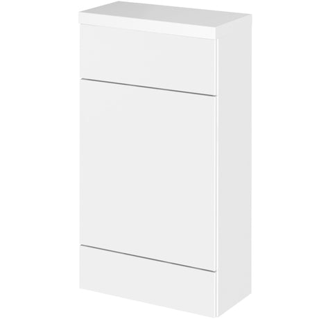 Hudson Reed Fusion Slimline 500mm WC Unit & Top Gloss White CBI104