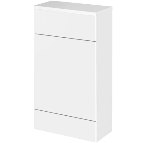 Hudson Reed Fusion Slimline 500mm WC Unit & Top Gloss White CBI104A