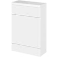Hudson Reed Fusion Slimline 600mm WC Unit & Top Gloss White CBI119