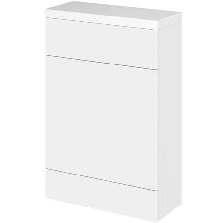 Hudson Reed Fusion Slimline 600mm WC Unit & Top Gloss White CBI119