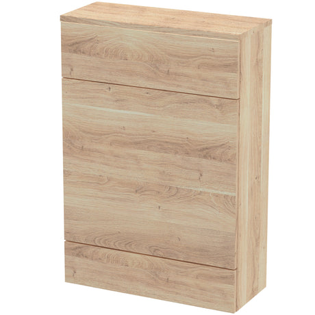 Hudson Reed Fusion Slimline 600mm WC Unit & Top Bleached Oak CBI3019A