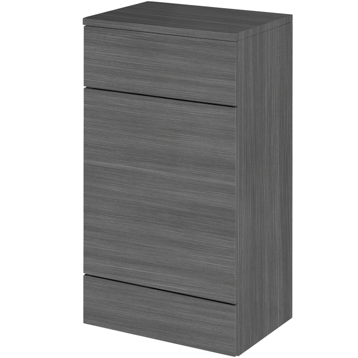 Hudson Reed Fusion Full Depth 500mm WC Unit & Top Anthracite Woodgrain CBI505A