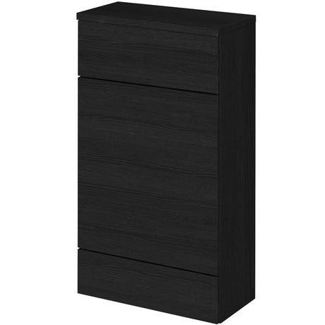 Hudson Reed Fusion Slimline 500mm WC Unit & Top Charcoal Black CBI604A