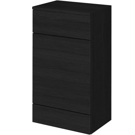 Hudson Reed Fusion Full Depth 500mm WC Unit & Top Charcoal Black CBI605A