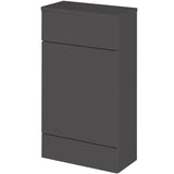 Hudson Reed Fusion Slimline 500mm WC Unit & Top Gloss Grey CBI904A