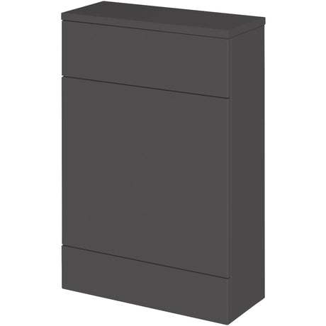 Hudson Reed Fusion Slimline 600mm WC Unit & Top Gloss Grey CBI919A