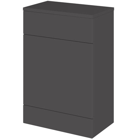 Hudson Reed Fusion Full Depth 600mm WC Unit & Top Gloss Grey CBI920A