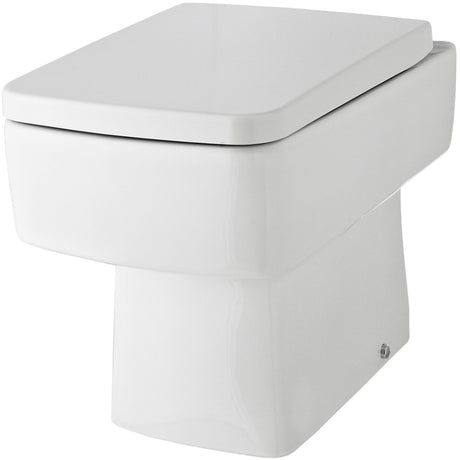 Nuie Bliss Back To Wall Toilet & Soft Close Seat White CBL006