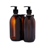 Chrome Double Wall Mounted Soap Dispenser