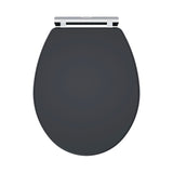 Nuie Classique Soft Close Wooden Toilet Seat With Top Fix Soft Black CLA1499