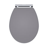 Nuie Classique Soft Close Wooden Toilet Seat With Top Fix Satin Grey CLA299