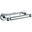 BC Designs Dog Bone Toilet Roll Holder Brushed Chrome CMA005BC