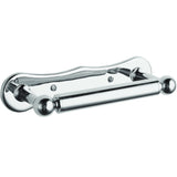 BC Designs Dog Bone Toilet Roll Holder Brushed Chrome CMA005BC