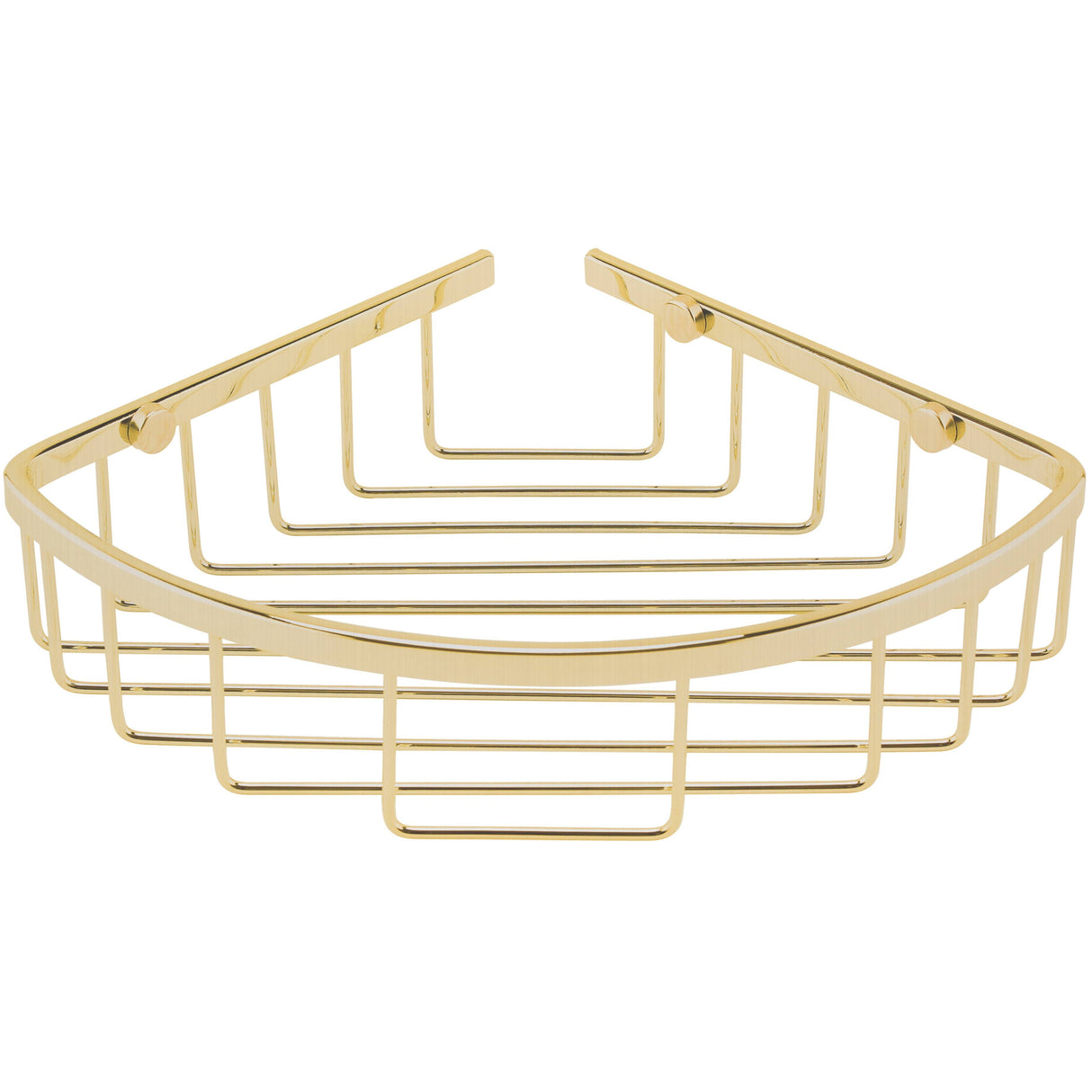 BC Designs Corner Shower Basket Brushed Gold CMA050BG
