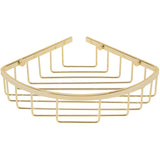 BC Designs Corner Shower Basket Brushed Gold CMA050BG