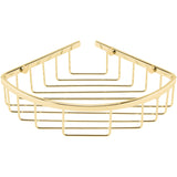 BC Designs Corner Shower Basket Gold CMA050G