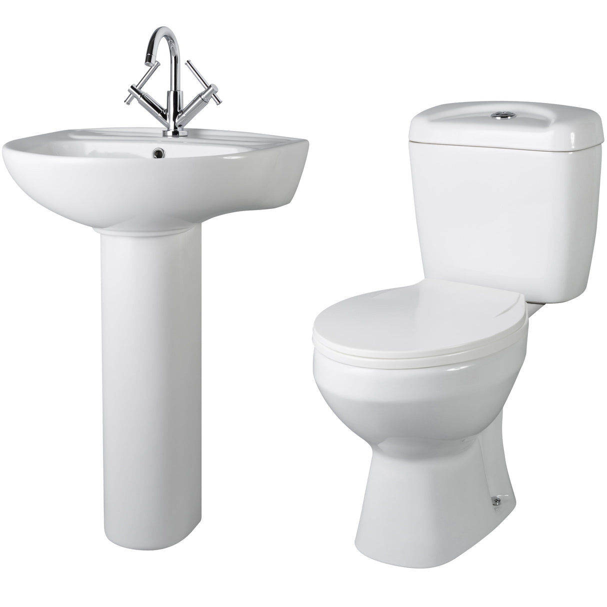 Nuie Melbourne Toilet & Basin Suite - 1 Tap Hole CML001